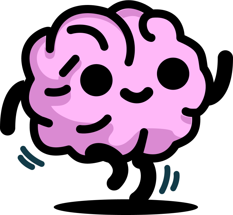 its a dancing brain
